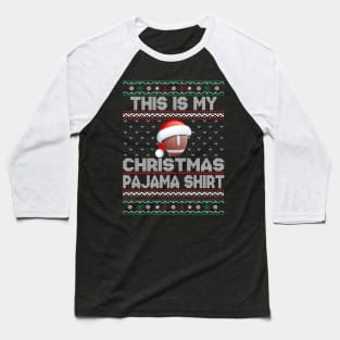 This Is My Christmas Rugby Pajama Shirt Baseball T-Shirt